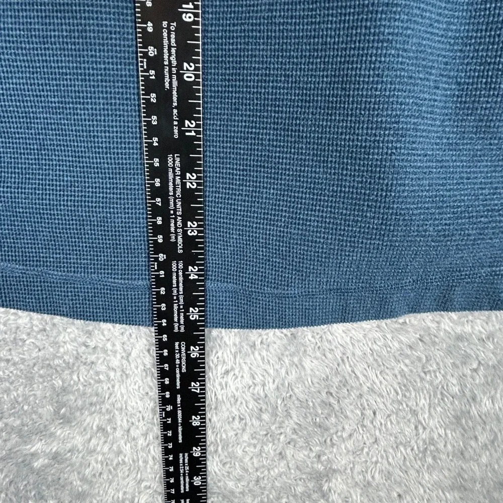 Patagonia Men's Oakes Quarter Zip Fleece‎ Pullover Blue Size Small